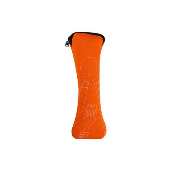 Cutlery Storage Bag Tableware Cloth Bags Zipper Design Portable Washable Storage Pouch for Fork Spoon Chopsticks Office Car Camping Travel Utensil