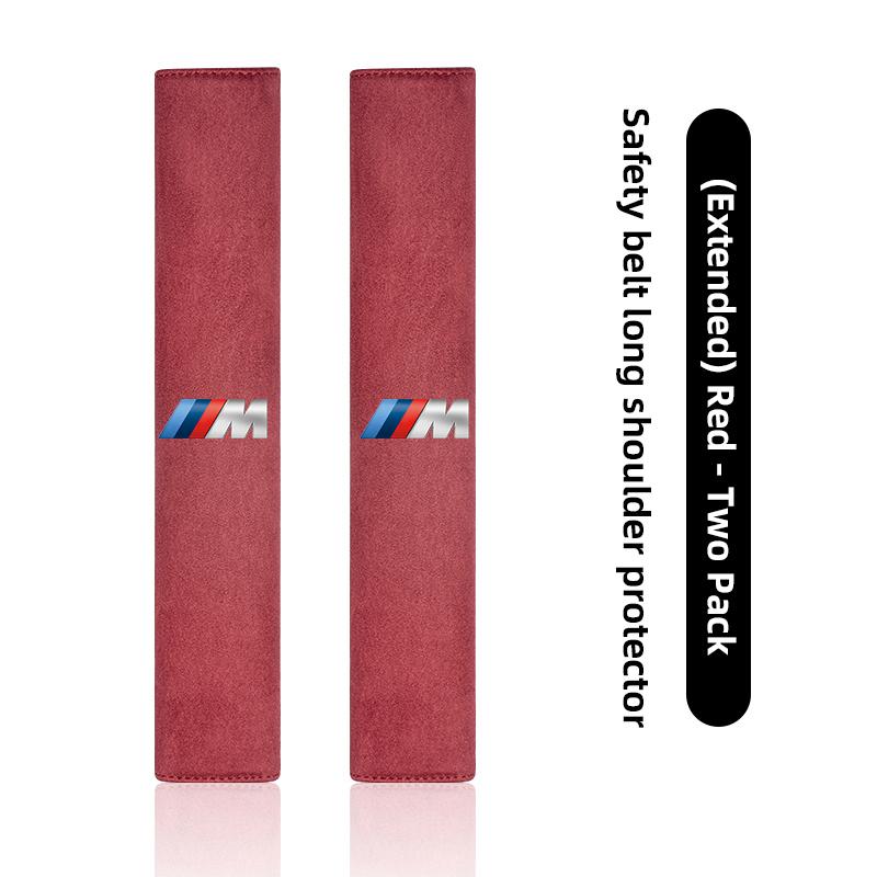 2Pcs Car Seat Belt Shoulder Protection Cover Decoration Valve Cap For BMW X1 X2 X3 X5 X4 X6 X7 iX3 F20 F10 F07 E70 E46 E90 E92 E gzjm96
