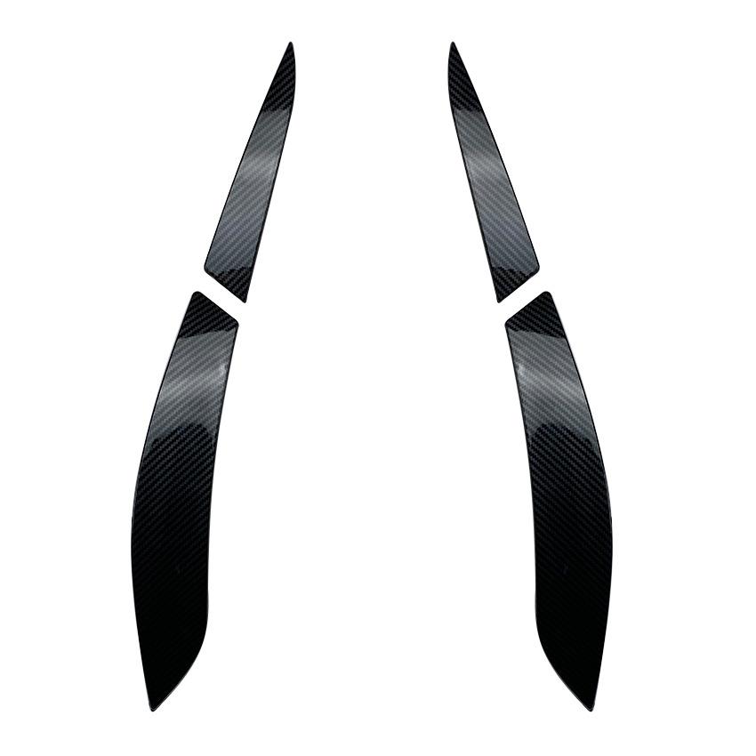 Стиль из углеродного волокна, задняя фара, крышка для бровей, наклейка на веки, отделка для автомобиля Volkswagen VW Golf 6 MK6 GTI R 2008-12