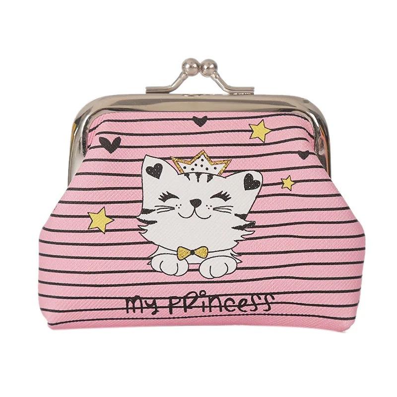 1 шт. модный кошелек из искусственной кожи, милый кошелек для монет в виде котенка, женский кошелек для мелочи, мини-кошелек, детский кошелек, сувенир
