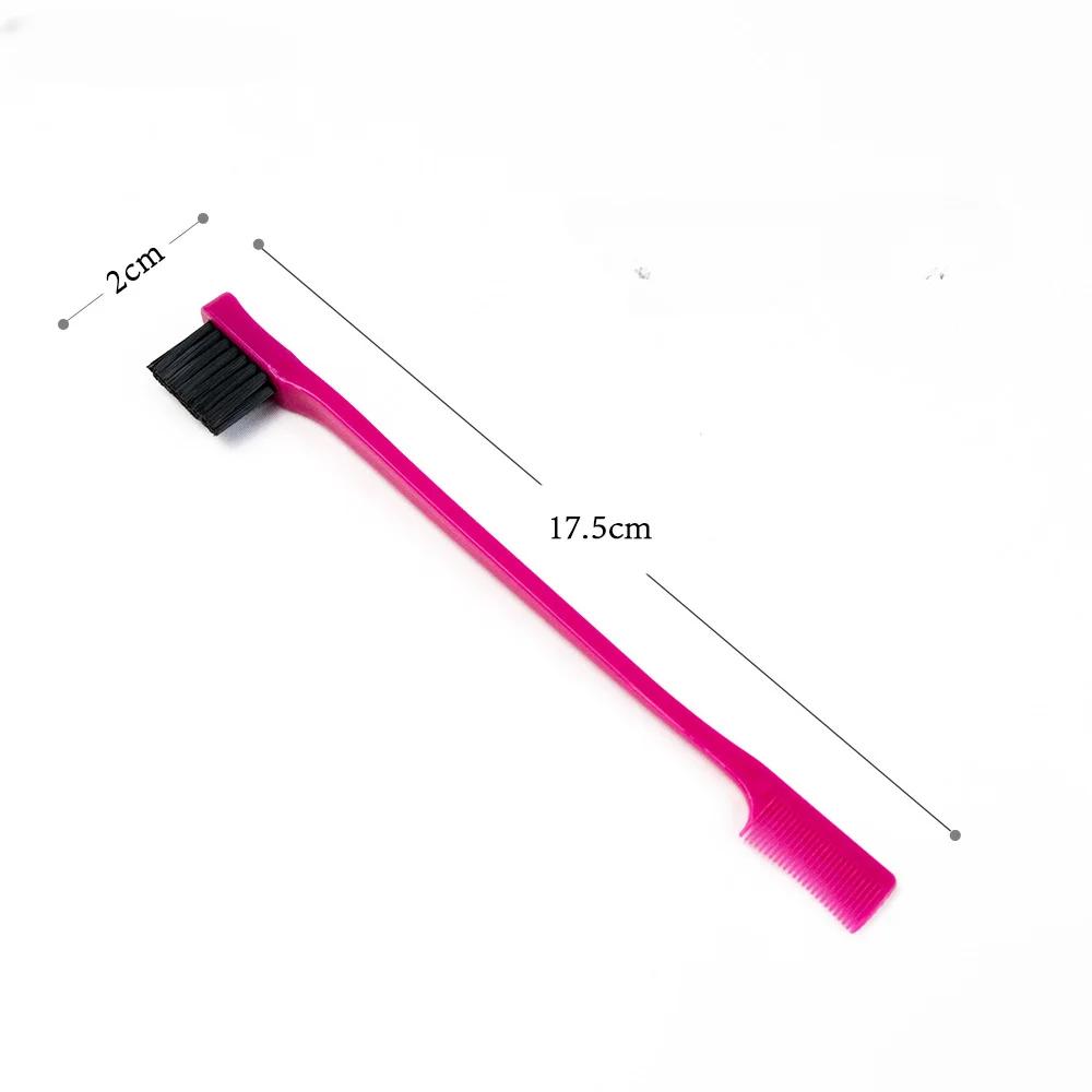 Двусторонняя кисть для бровей, квадратная трехмерная кисть для бровей, тушь для ресниц, многофункциональные инструменты для макияжа глаз