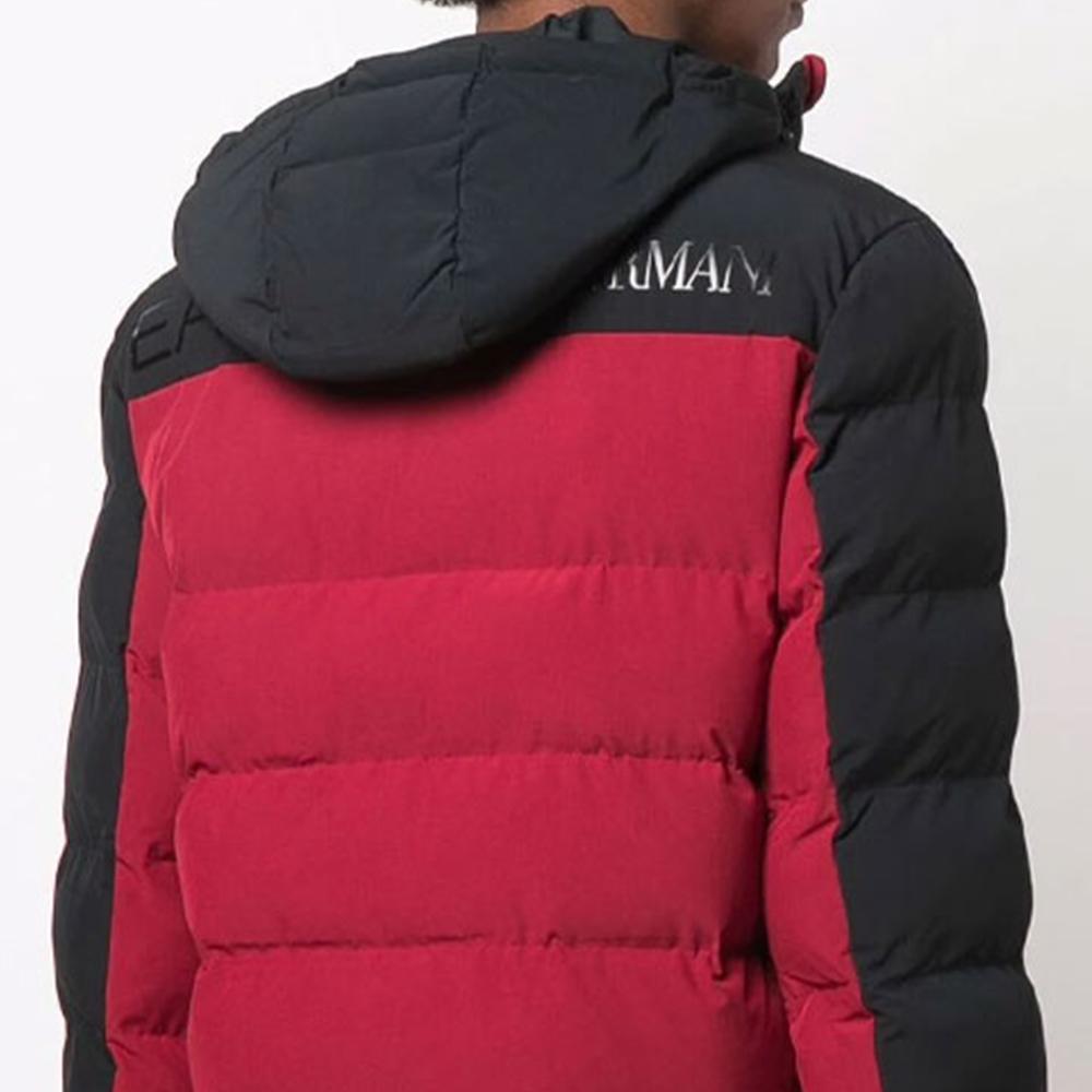 EMPORIO ARMANI EA7 Puffer Jacket Men's Red 6KPB11-PN1BZ-1459