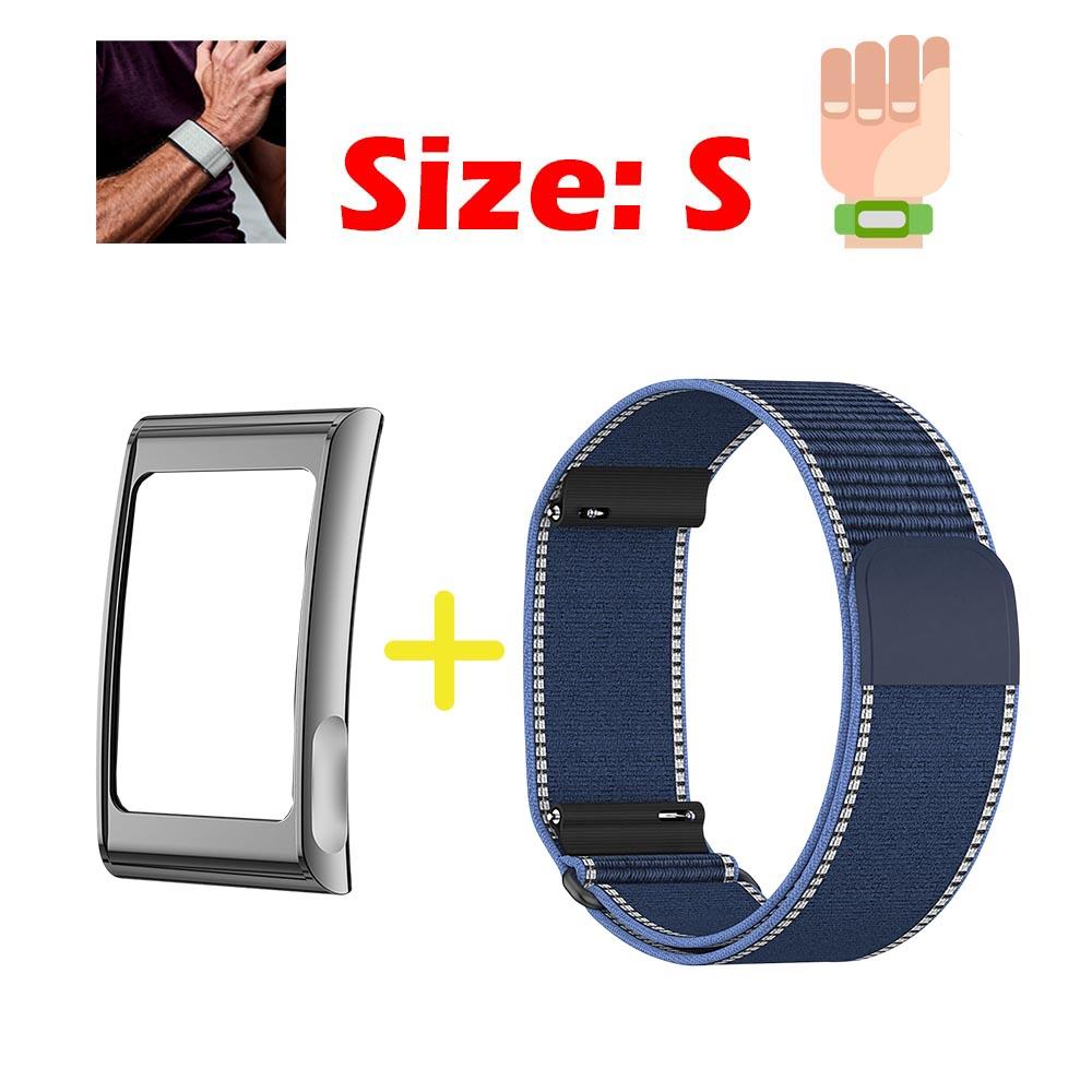 Metal Frame+nylon Band for Amazfit Helio Strap Wristband/armband Biceps Sports Replacement Accessories for Amazfit Helio Strap