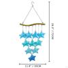 Glass Wind Chime Hanging Windchime Elegant Handmade Gift for Women Outdoor Decor Ornament Patio