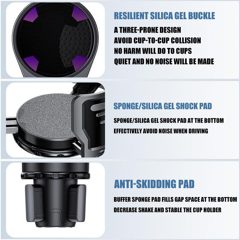Многофункциональный автомобильный держатель для стакана воды в автомобильный держатель для напитков с замком-переключателем многофункциональный держатель для напитков