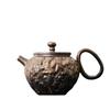 Retro Rough Pottery Teapot Single Pot Home Japanese Handmade Kiln Change Gilt Rust Glaze Ceramic Kung Fu Tea Set Tea Maker