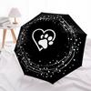 1PC PawPrint Heart Automatic Opening And Closing, Sturdy Iron Frame, Portable Folding Design, Suitable For Men And Women In All Seasons21