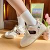 2024 Harajuku Лоскутная обувь для женщин Симпатичные разноцветные повседневные кроссовки на платформе Модная дышащая вулканизированная обувь Mujer