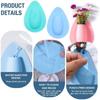 Silicone Flower Vase Self Adhesion Hydroponics Planter Vase Sticker Wall for Glass, Wall, Window, Party,Wedding,Festival,Home,Kitchen, Fridge Door