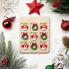 Christmas Wooden Board Game Santa Snowman Reindeer Tree Pieces 2 Player Mini Chess Board Puzzle Toy Party Classical Strategic Tabletop Game
