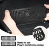 2Pcs Rear Seat Under-Seat Air Vent Grille Protectors for Tesla Model Y Juniper 2025 2026 Impact-Resistant AC Outlet Covers Tool-Free Interior Acces
