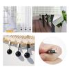 4 pcs Gravity Ball Curtain Weight Ball with Clip Curtain Weights Table Cloth Weights  Table Cover