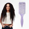 Curl Defining Hair Brush Vented Scalp Massage Air Cushion Comb Curly Hair Shaping Styling Detangling Brush Women Hairdressing Tool