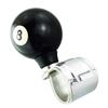 Abfer Black 8 Billiard Shape Booster Ball Car Power Steering Wheel Spinner Assist Grip