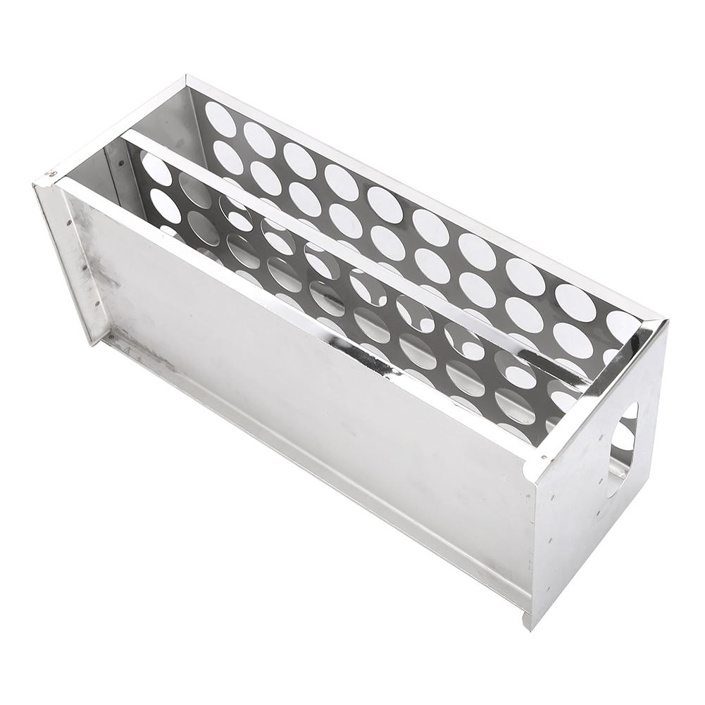 Стойка для пробирок с 40 отверстиями, двухслойная стойка для пробирок из нержавеющей стали, пластина для перфорации 304