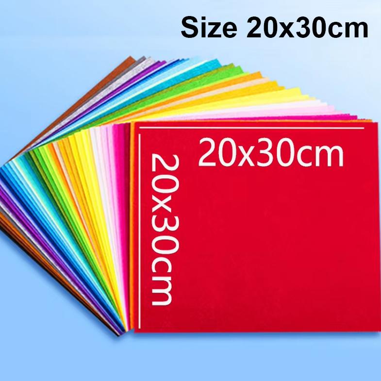 40/20/10 шт. Новый лист войлочной ткани, assorted color, пэчворк, шитье, поделки своими руками, квадраты, нетканый материал, толщина 1 мм, ручная работа, ткачество