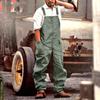 Men's Casual Overalls Fashion Men Strap Wide Legs Long Pants Jumpsuits Dungaree Bib Cargo Trousers Overalls Plus Size
