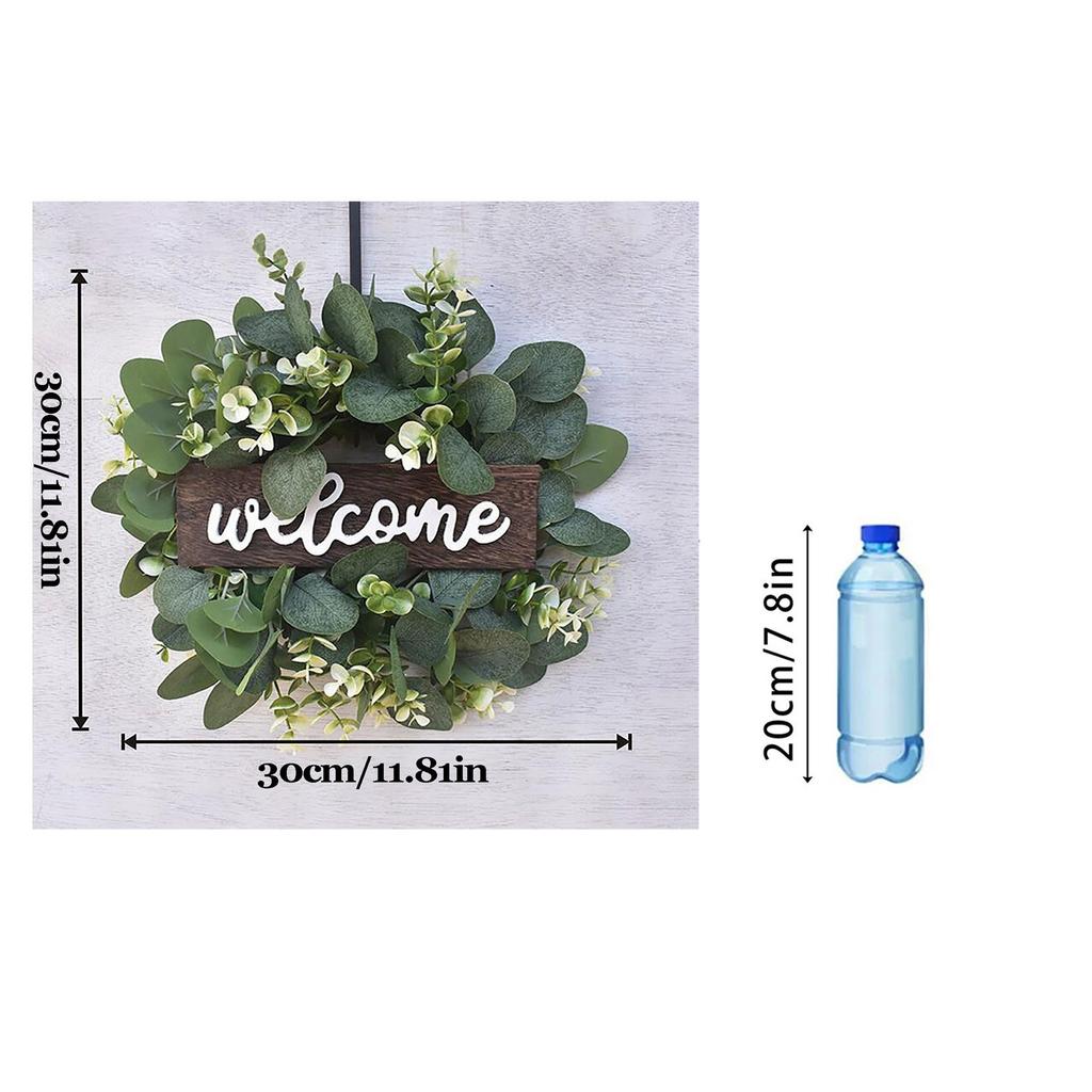 Пластиковый рукав Имитация цветочного венка Украшение двери Цветочный венок Лист Цветочный венок Вечеринка