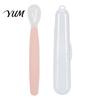 Baby Feeding Set Silicone Spoon, Soft Non Slip Training Utensil, Easy Clean Tableware Cleaning Complementary Spoon for Infants And Toddlers Tip Infant