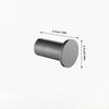 Factory Price Bathroom Kitchen Modern Minimalist Design Living Room Waterproof Wall Clothes Stainless Steel Clothes Hook