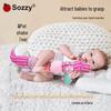 Плюшевая музыкальная кукла Sozzy и ростомер: Развивающая погремушка для новорожденных