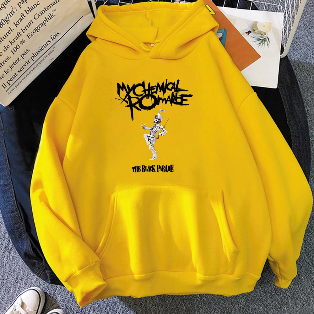 My Chemical Romance Punk Band Hoodies Men Women Black Parade Hoodie Long Sleeve Male Sweatshirt Regular Fit CAsual Clothes