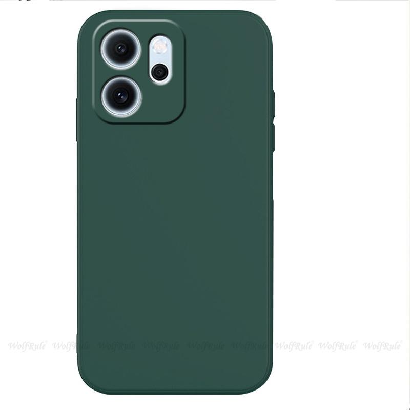 For OPPO Reno 14F Case Cover Reno 14F Capas Liquid Silicone Phone Bumper Back Shockproof TPU Soft Fundas OPPO Reno 14F