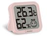 Dretec Digital Thermometer Hygrometer Large Screen Compact Pink Thermo-hygrometer
