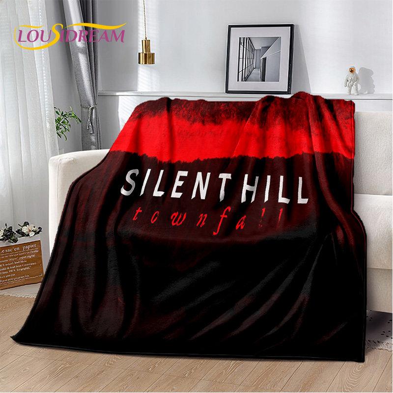 Мягкое плюшевое одеяло с фильмами ужасов Silent Hill, фланелевое одеяло для гостиной, спальни, кровати, дивана, чехол для пикника