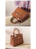 2025 High-End Crocodile Pattern Fashionable Large Capacity Shoulder and Crossbody Tote Handbag