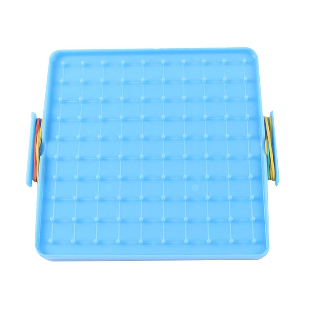 16x16cm Nails Board Elastic Geoboard Kids Double Peg Teaching