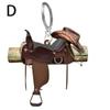 2024 Saddle Car Key Ring Pendant Personalized Decoration Universal Unisex Acrylic Flat Keychain