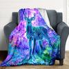1pc Fantasy Forest Deer Blanket - Lightweight Flannel Fleece with Digital Printing, Soft Warm for Sofa, Travel, Camping, Office yy251018333