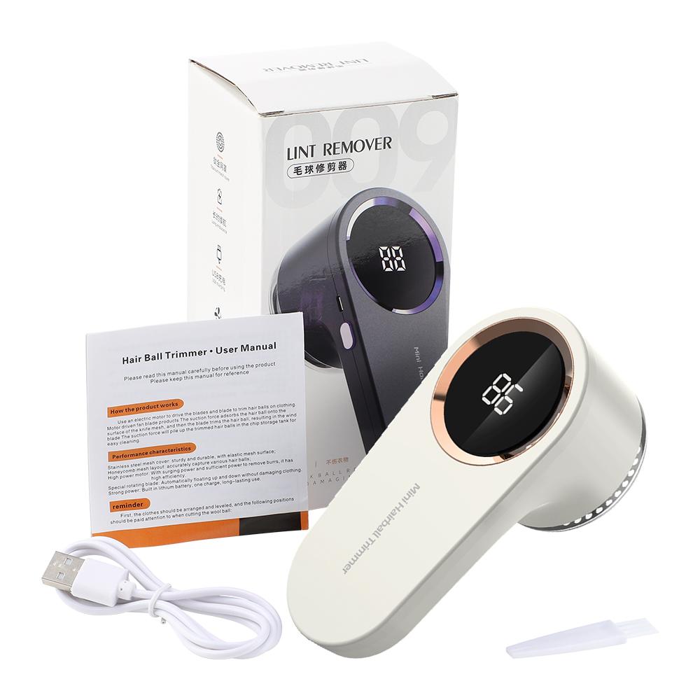 Электрический цифровой дисплей для удаления катышков, перезаряжаемая бритва для ткани, для одежды, пуха, волос, шариков, портативное устройство для удаления катышков