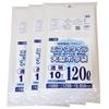 Garbage Bag 120L Transparent Width X Height 50 Micron Thick 10 Pieces X 3 Books 1,000 1,200mm [30 Pieces]