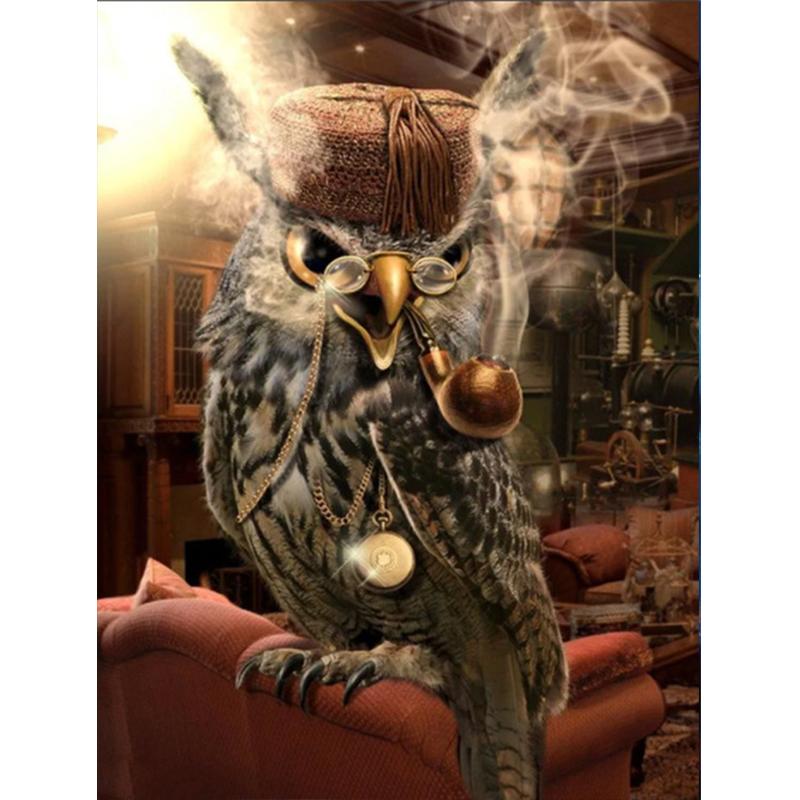 5d Алмазная вышивка Сова Мозаика Набор для вышивки крестом Круглая квадратная алмазная живопись Животное Новое поступление Стразы из бисера Ручная работа Хобби