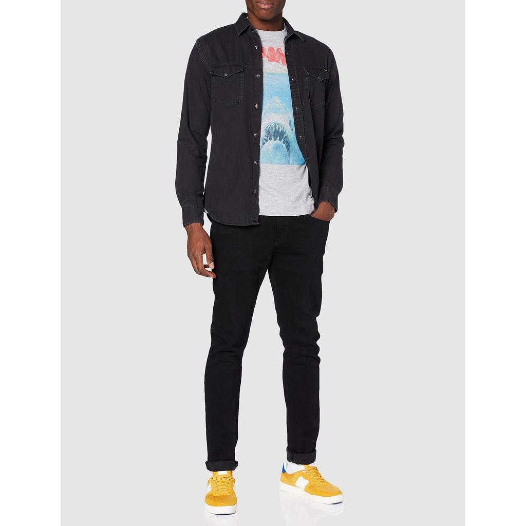 Jaws Мужская футболка с постером фильма