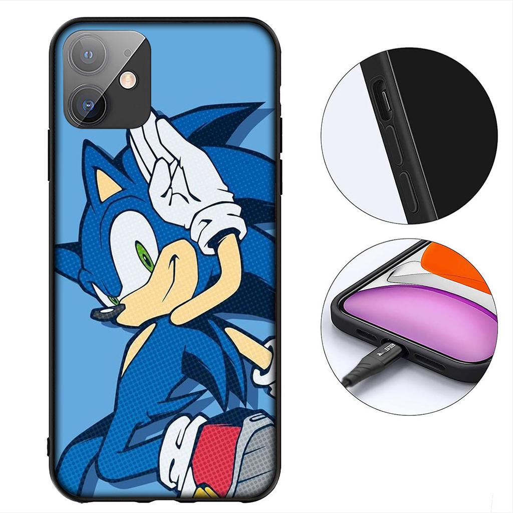 S-SonicS Cartoon Hedgehogs Phone Case for Samsung Galaxy S22 S21 S20 FE Ultra Plus A35 A36 A37 A33 A34 A04 A71 Cover Casing