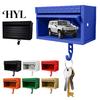 No Drill Installation Key Hook Car Garage Holder with Opening Door Adhesive Home Decor Clip Wall-Mounted Organizer Dual-purpose Decorative for Office