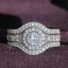 European & American Women's New Three-Piece Ring Set - Model R5618