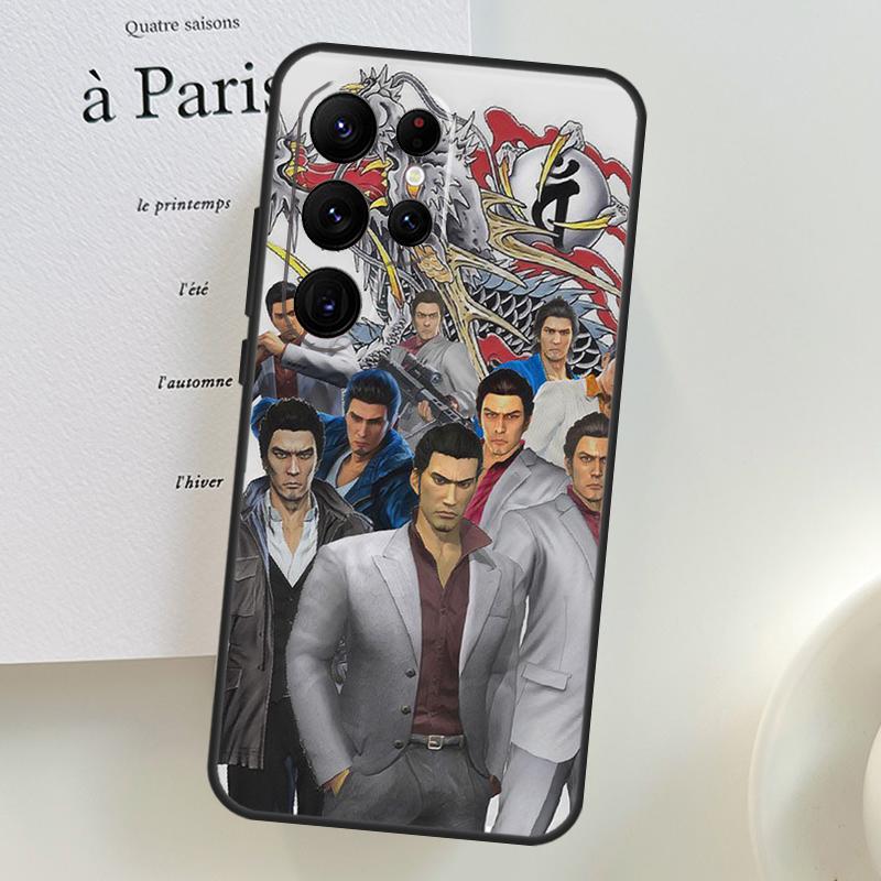Игровой чехол Yakuza 0 для Samsung Galaxy S26 Ultra S25 S24 S23 S21 S22 Ultra S10 S20 Plus S25 FE