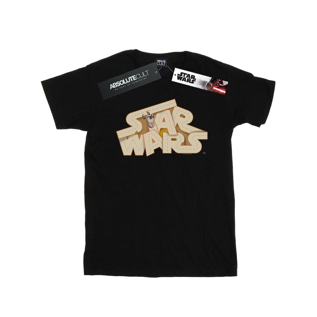 Star Wars Mens Tatooine Jumble Logo T-Shirt