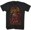 Футболка Slayer South of Heaven Мужская Рок-музыка Классическая футболка группы Хэви-метал Черная Унисекс Футболка