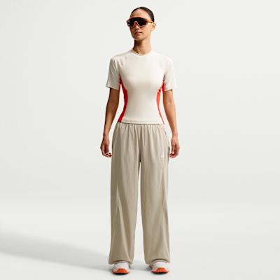 Nike Dri Fit Quick Dry T Shirts Women's Light Orewood Brown/Light Red/