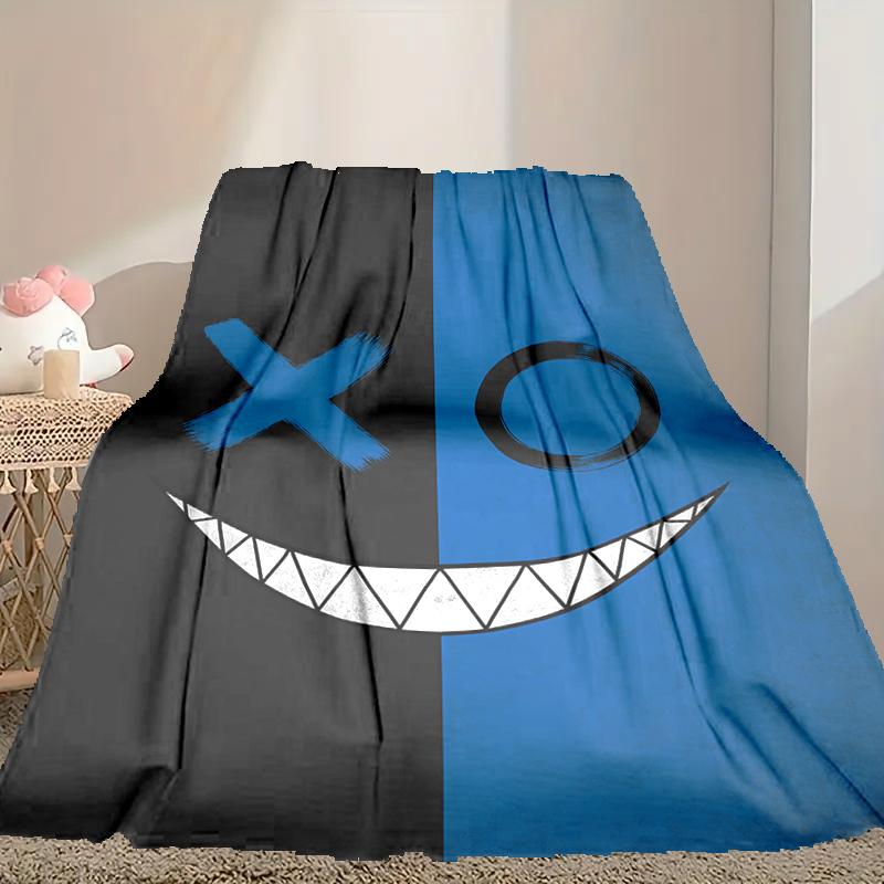 1pc Snug Demon Blanket, Lightweight & Durable Print Blanket, Perfect for Home, Couch, Bed, Picnic, Travel, Office