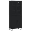 VidaXL Highboard Black 69.5x34x180 Cm Engineered Wood 3198234