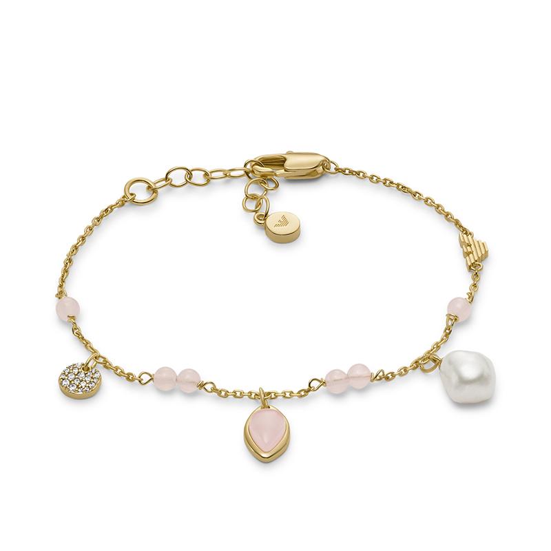 Emporio Armani Freshwater Pearl Fashion Bracelet Women Bracelets Gold EGS3118710
