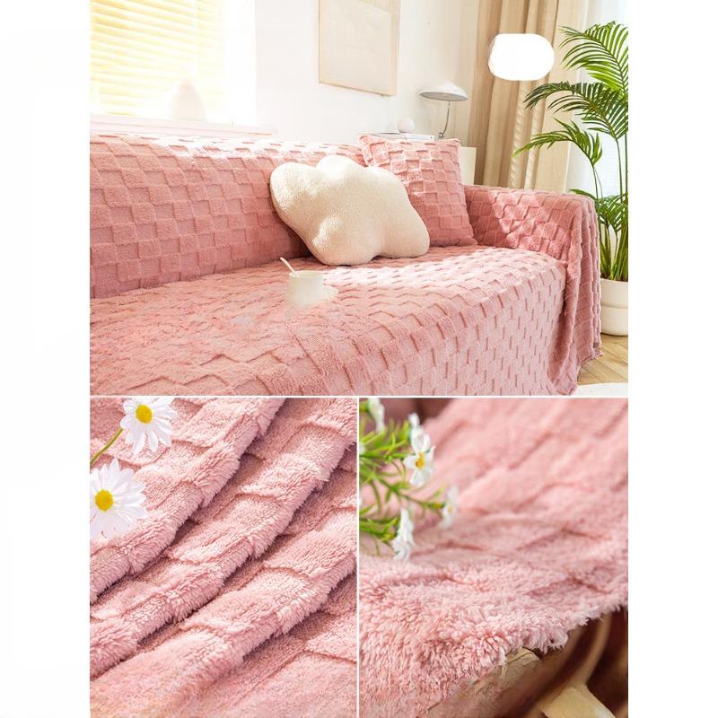 Suede Living Room Sofa Towel Sofa All-Inclusive Universal Cover Towel Cloth Autumn Velvet Blanket Cover Cloth