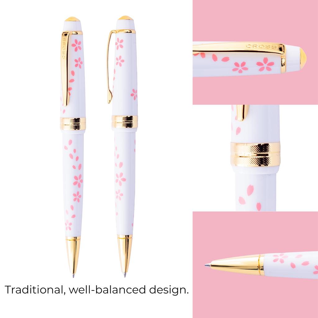 CROSS Sakura Collection Bailey Light DAYLIGHT Ballpoint Limited Officially Imported Pen, Oil-Based, White, AT0742-15, Edition,
