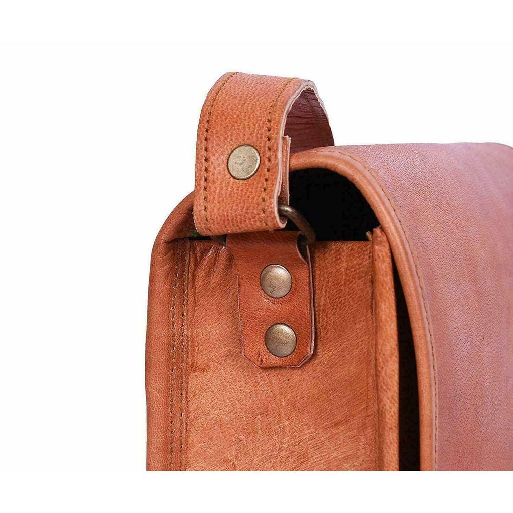 Новая женская кожаная винтажная сумка через плечо для ноутбука и компьютера